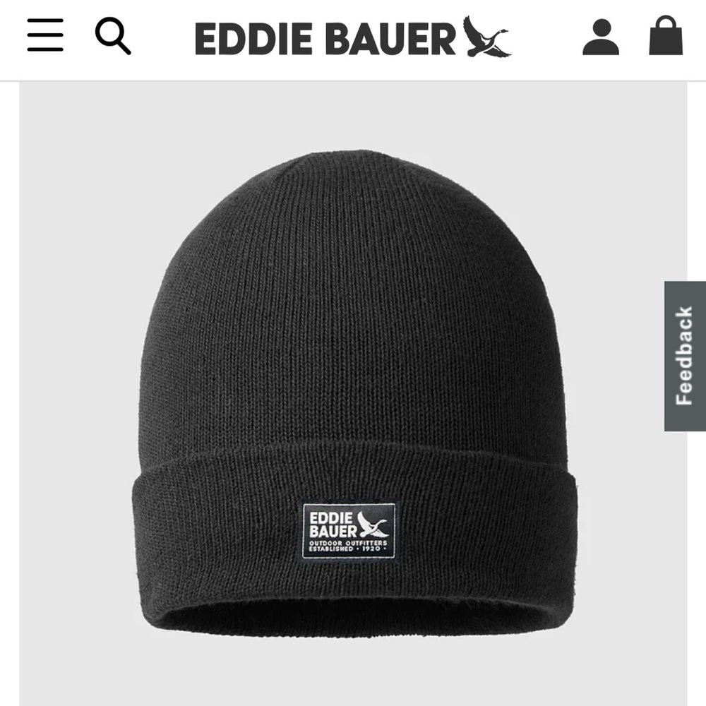 🆕 Brand New - Eddie Bauer Thistle Wide Cuff Beanie Hat